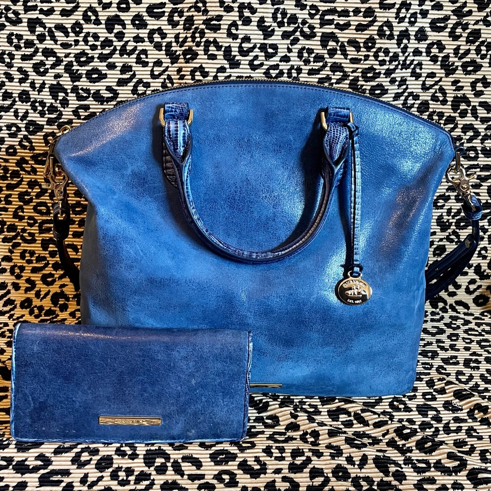 Brahmin Blue Duxberry Set
